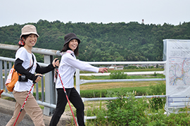 10km】天神川・倉吉駅コース【5km】川と緑の彫刻コース